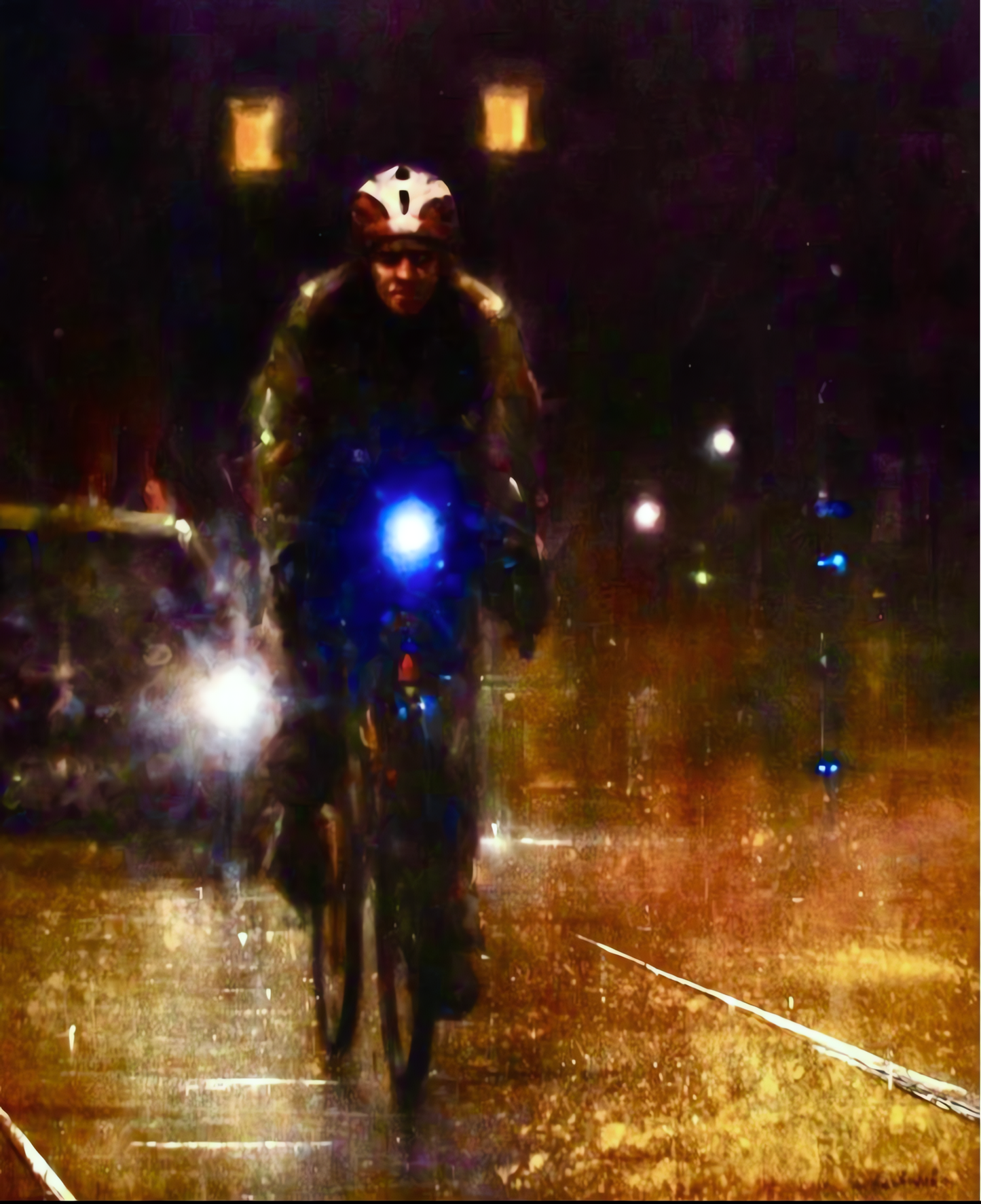 Ciclista | Oil on canvas | 120 x 100 cm