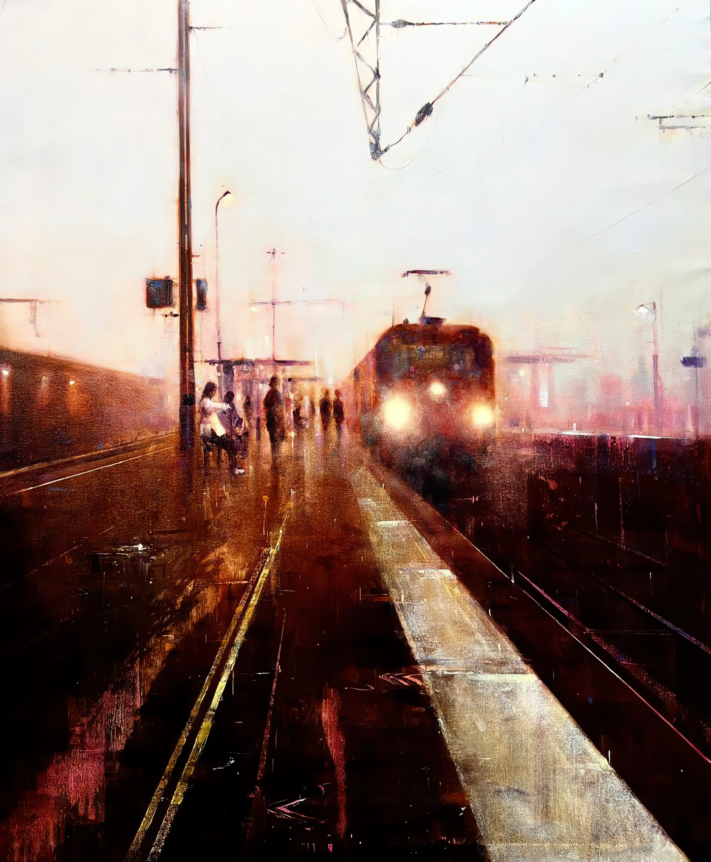 Train | Oil on canvas | 120 x 100cm